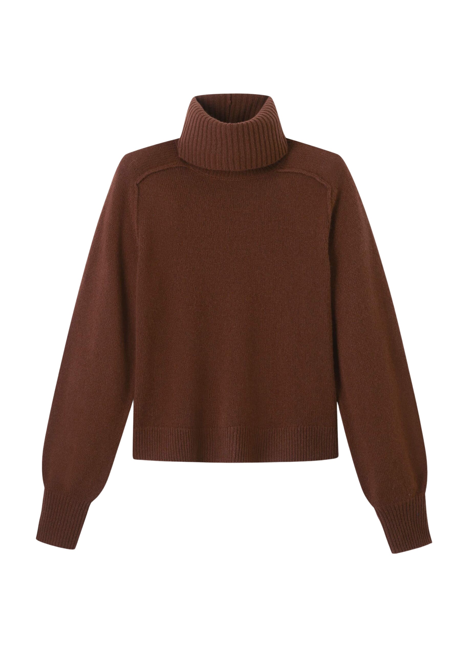 Me and Em Sunday Sweater + Snood – luxury British Brown in Me and Em exclusively at Coveti
