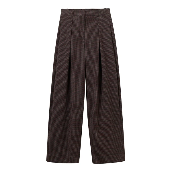 Me and Em Tapered Pant – luxury British Brown in Me and Em exclusively at Coveti