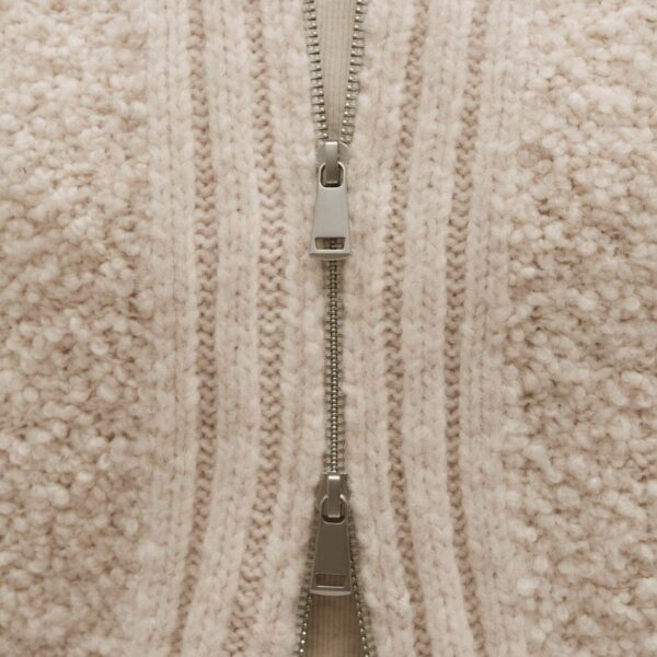Me and Em Teddy Knit Vest – luxury British Ivory in Me and Em exclusively at Coveti