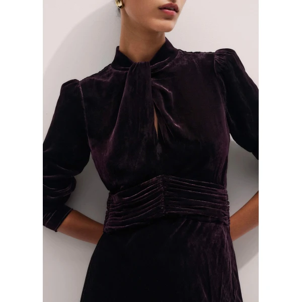 Me and Em Twist Neck Maxi Dress, view 4