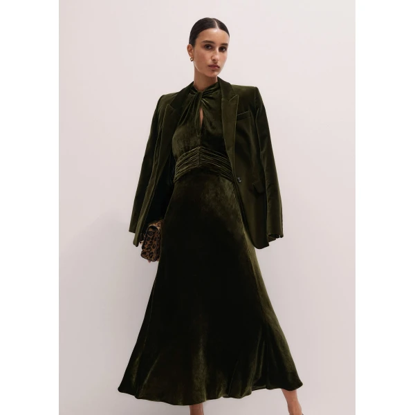 Me and Em Twist Neck Maxi Dress, view 4