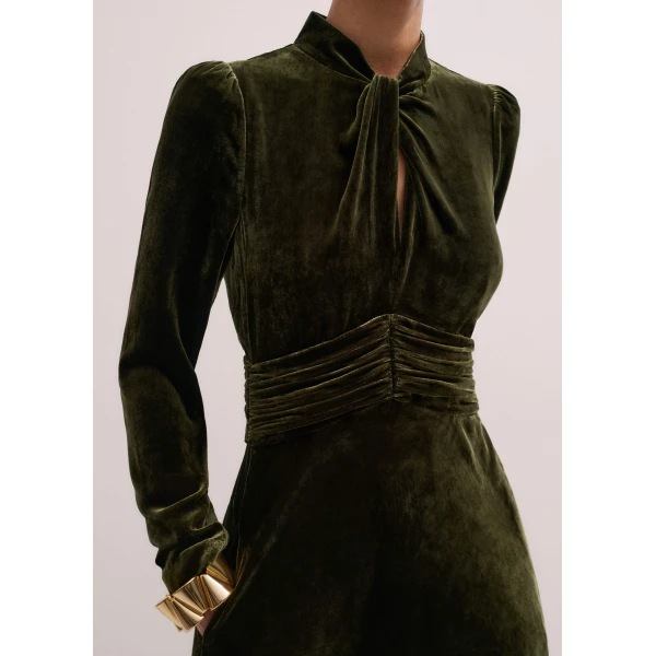 Me and Em Twist Neck Maxi Dress, view 5