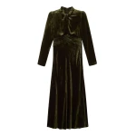 Me and Em Twist Neck Maxi Dress – luxury British Green in Me and Em exclusively at Coveti