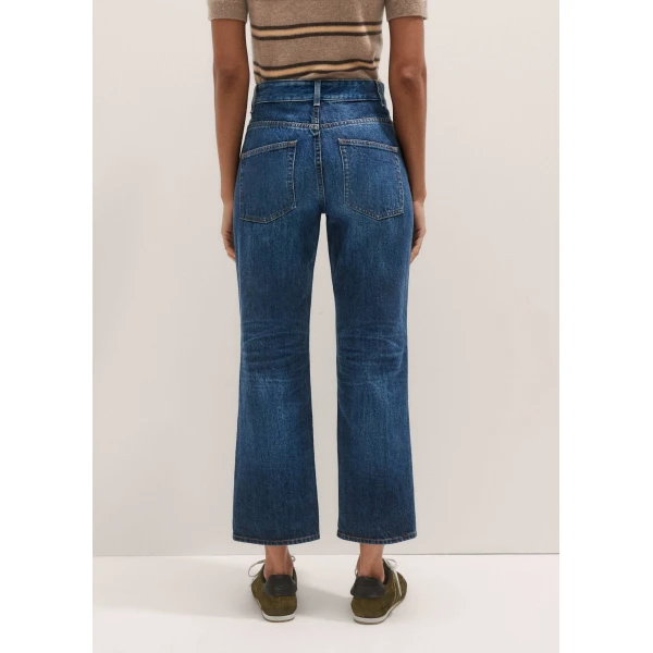 Me and Em Two-Tone Straight Crop Jean, view 4