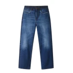 Me and Em Two-Tone Straight Crop Jean – luxury British Blue in Me and Em exclusively at Coveti