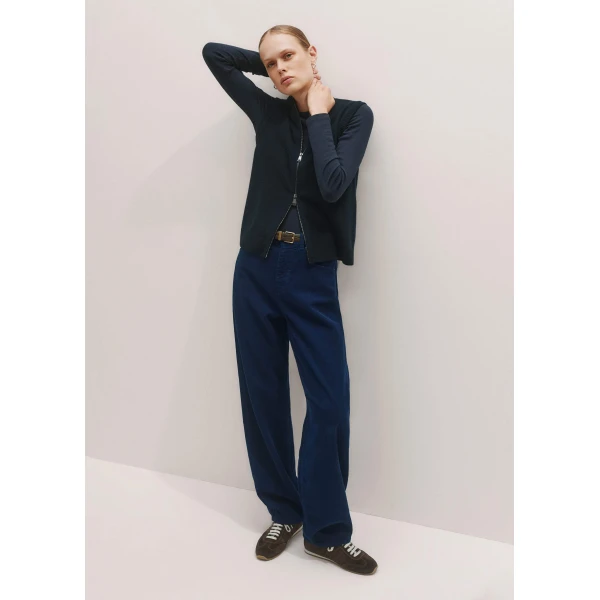 Me and Em Two-Way Zip Knit Vest, view 4