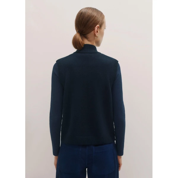 Me and Em Two-Way Zip Knit Vest, view 5
