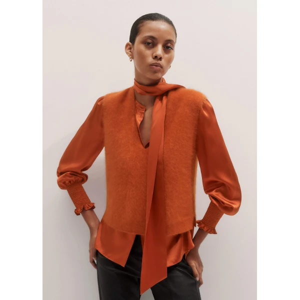 Me and Em V-Neck Straight Vest, view 4