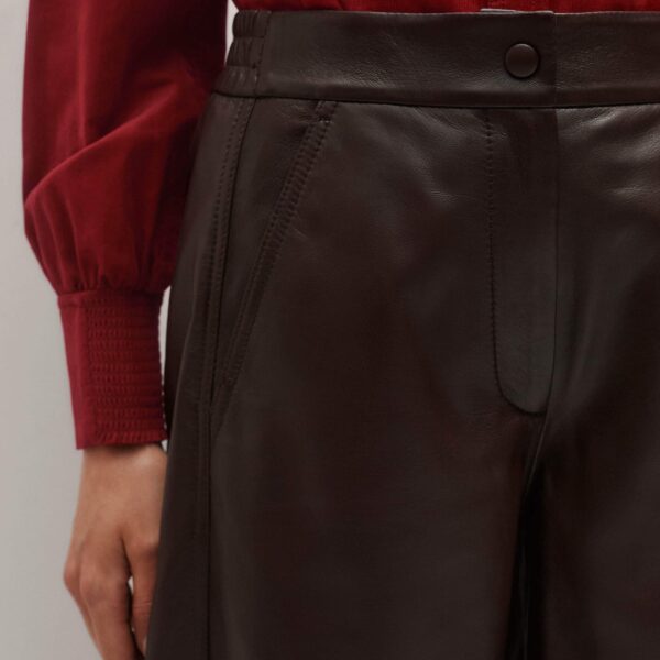Me and Em Wide-Leg Culotte – luxury British Brown in Me and Em exclusively at Coveti
