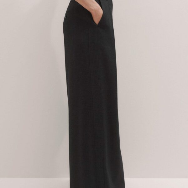 Me and Em Wide-Leg Trouser – luxury British Black in Me and Em exclusively at Coveti