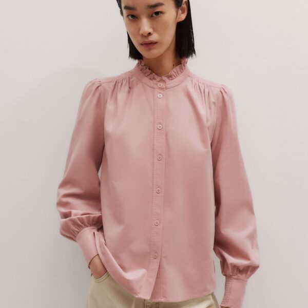 Me and Em Winter Blouse – luxury British Pink in Me and Em exclusively at Coveti