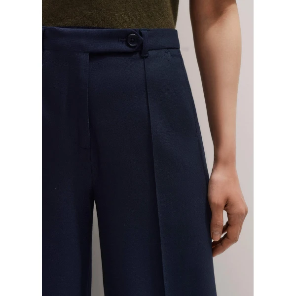 Me and Em Wool-Blend Exaggerated Flare Trouser, view 6