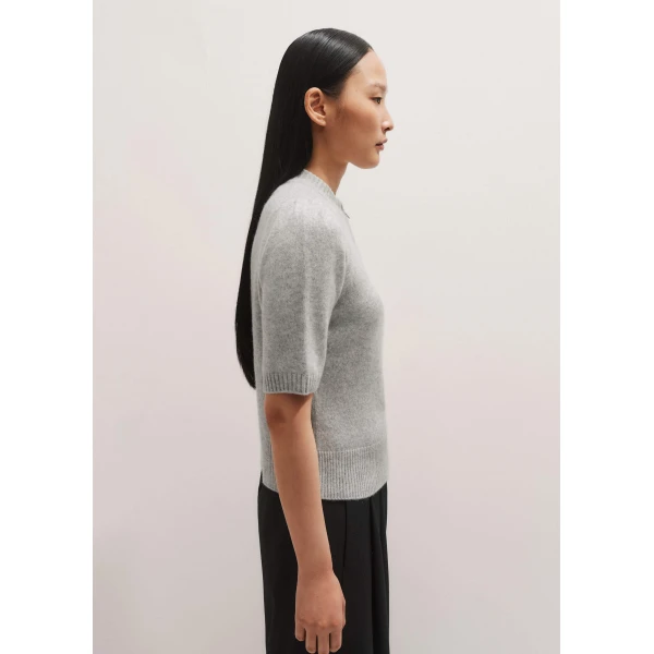 Me and Em Zip Neck Knit Tee, view 3