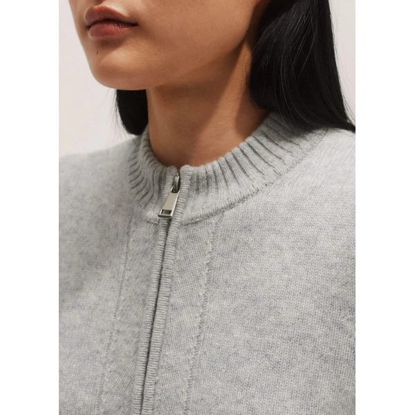 Me and Em Zip Neck Knit Tee, view 6