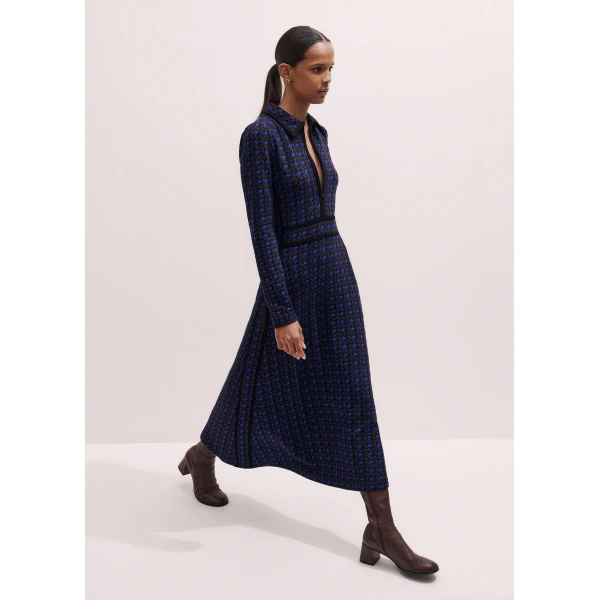 Me and Em Zip Neck Maxi Dress, view 7