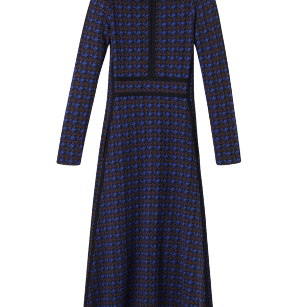 Me and Em Zip Neck Maxi Dress – luxury British Blue in Me and Em exclusively at Coveti
