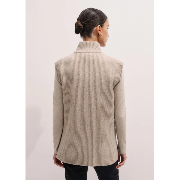 Me and Em Zip Sweater Vest, view 4