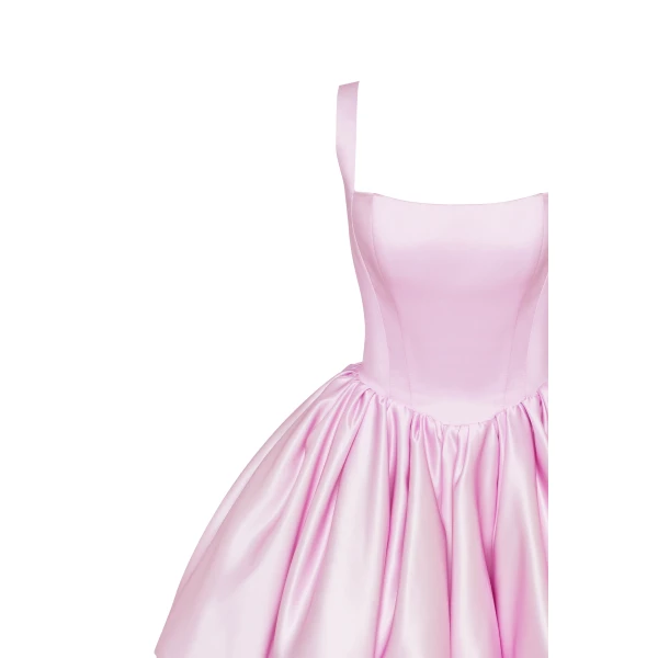 Milla Adorable pink mini dress with puffy skirt, Glow-Up, view 6
