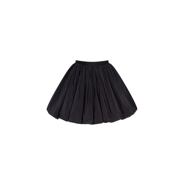 Milla Balloon taffeta black mini skirt, Parisienne