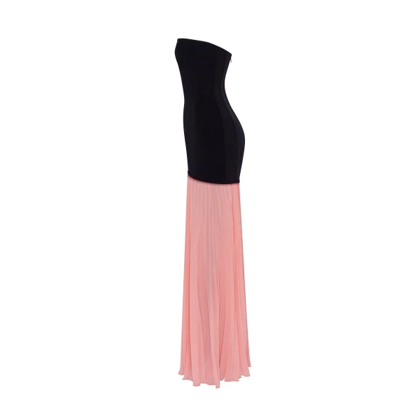 Milla Black&Pink dress with a pleated skirt, Parisienne, view 6