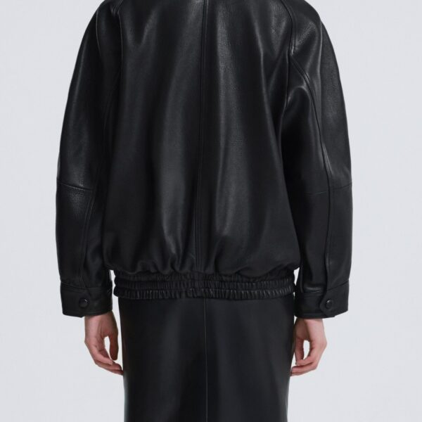 Nour Hammour Jackets Color | Ariste Fluid Leather Jacket luxury leather Jackets from Coveti