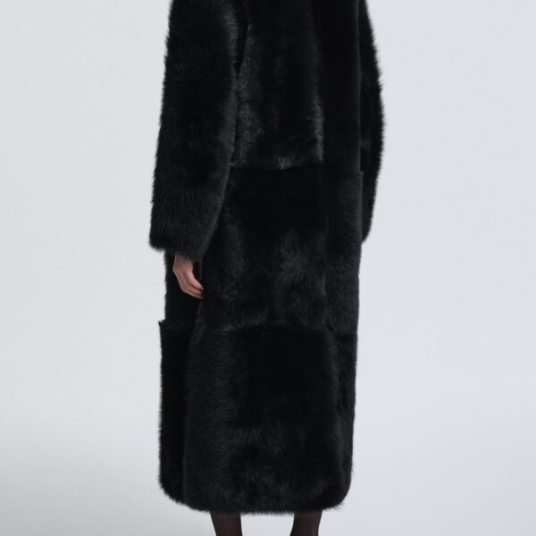 Nour Hammour Coats Color | Birthday Coat Toscana Extra Warm Shearling Coat luxury leather Coats from Coveti