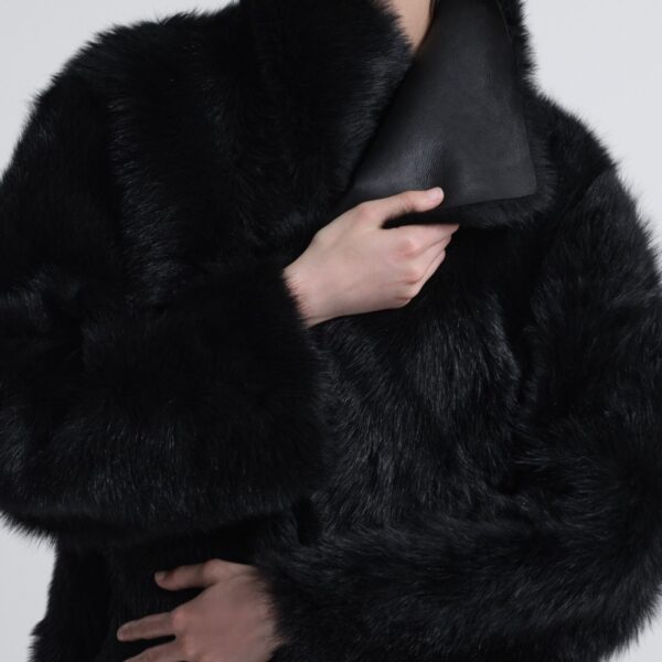 Nour Hammour Coats Color | Birthday Coat Toscana Extra Warm Shearling Coat luxury leather Coats from Coveti