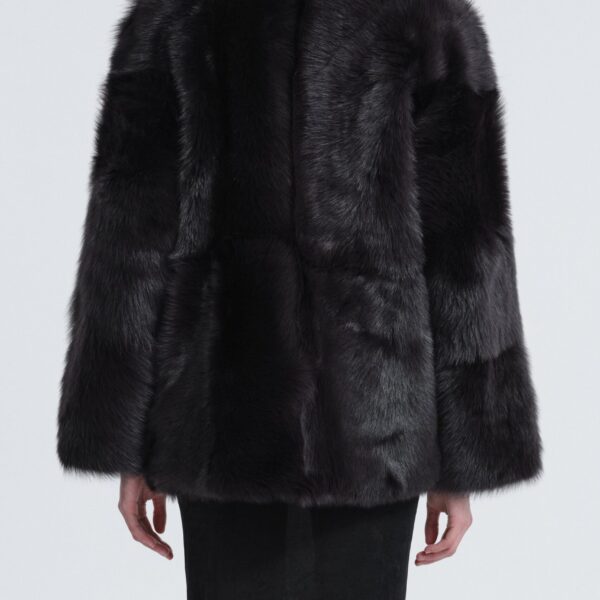Nour Hammour Coats Color | Carolyn Everyday Shearling Midi Coat luxury leather Coats from Coveti
