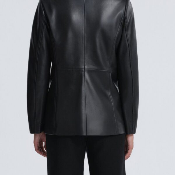 Nour Hammour Jackets Color | Vernes Elegant Leather Jacket luxury leather Jackets from Coveti