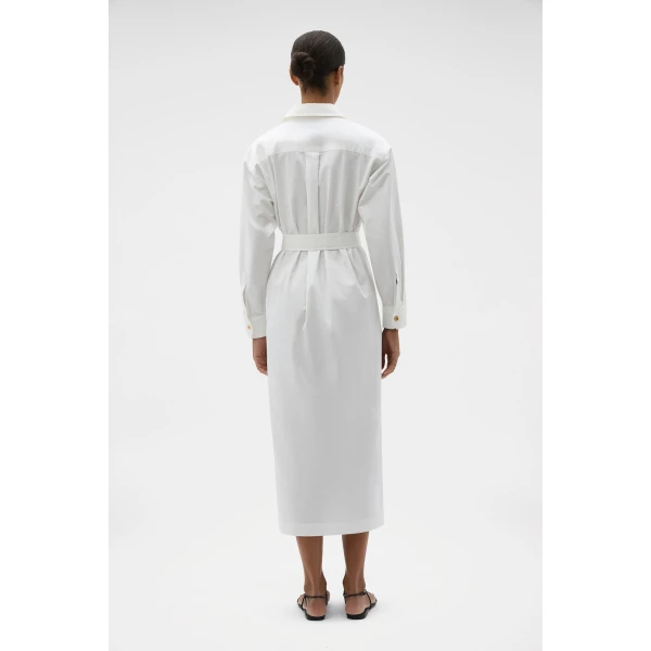 Button Detail Shirt Dress