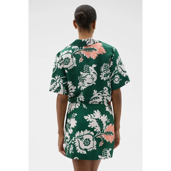 Cabana Floral Mini Skirt