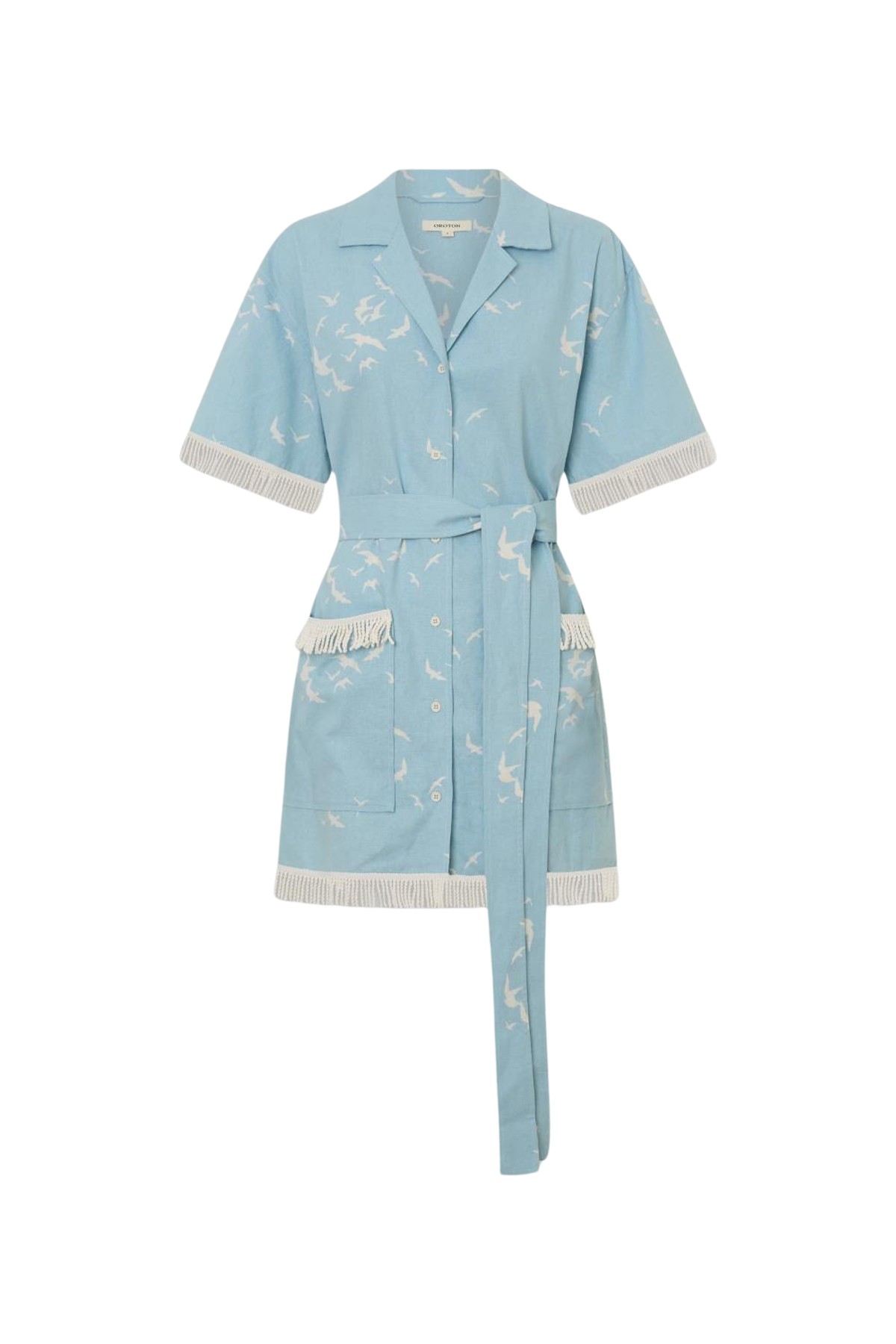 Oroton Seabird Mini Shirt Dress