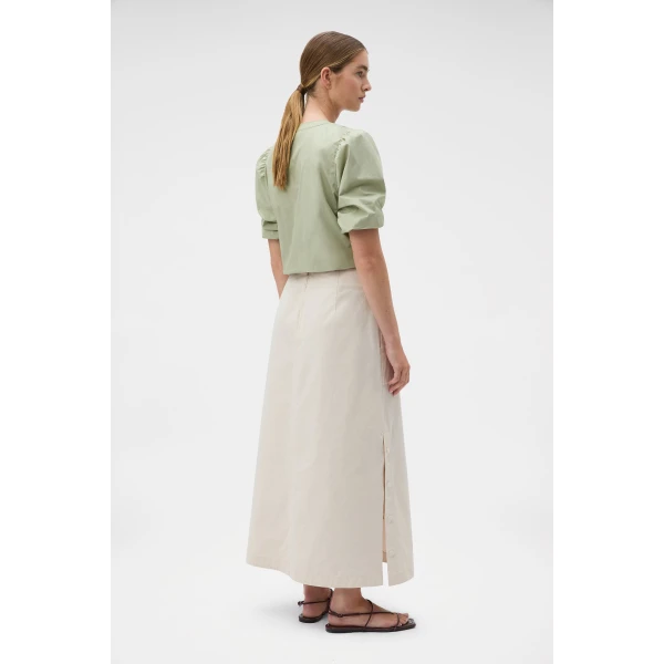 Snap Detail Skirt