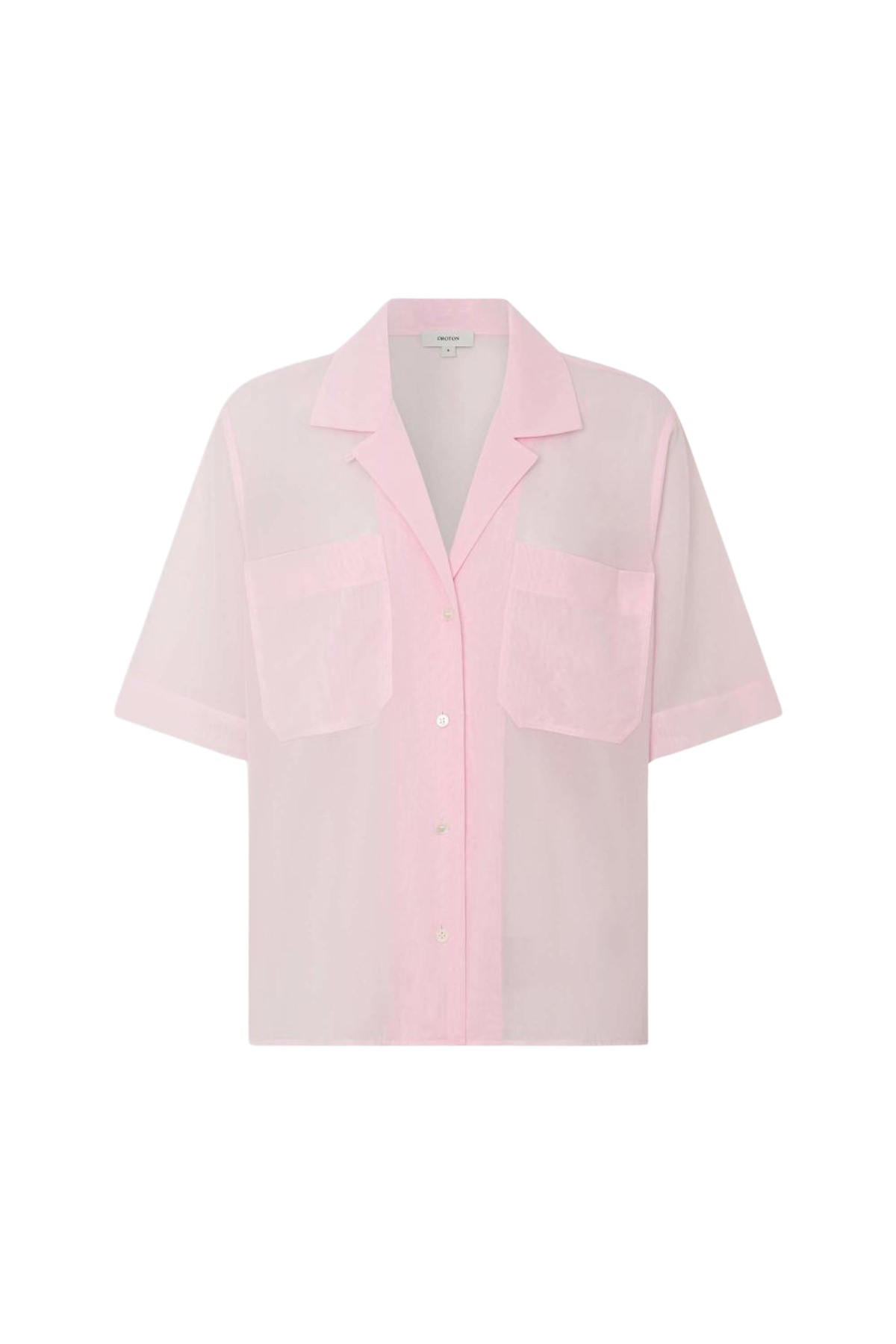 Oroton Ss Sheer Pocket Shirt