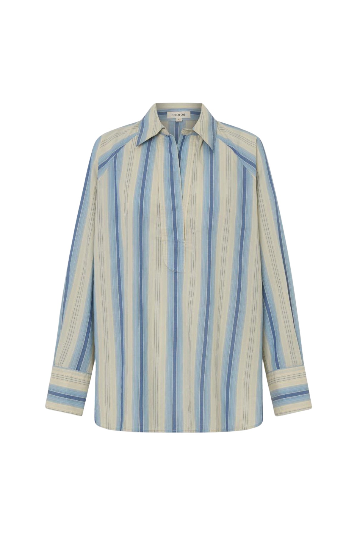 Oroton Vintage Stripe Popover Top