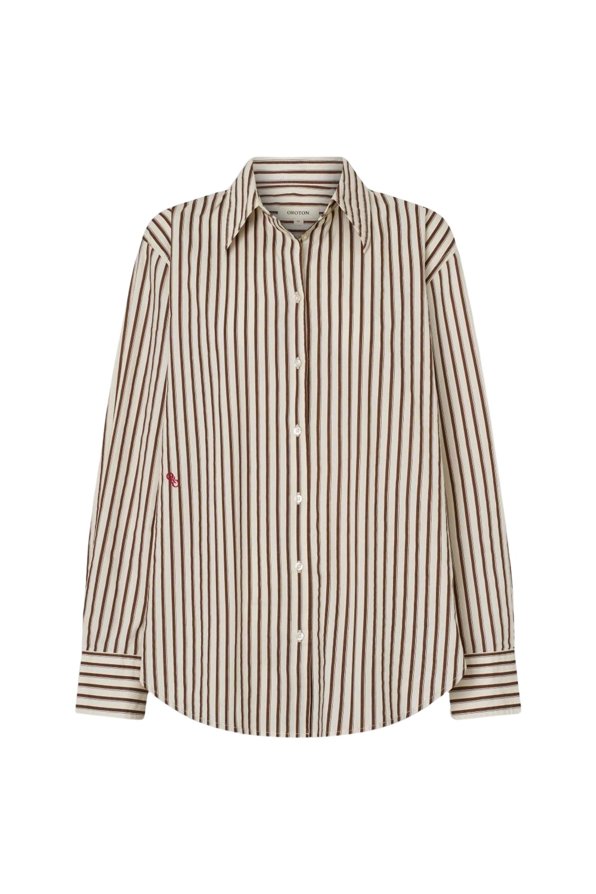 Oroton Wren Stripe Shirt