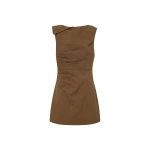 Shona Joy Brown Dresses luxury Clothing from Coveti Marketplace