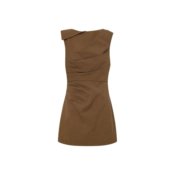 Shona Joy Brown Dresses luxury Clothing from Coveti Marketplace