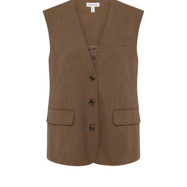Shona Joy Brown Jackets luxury Clothing from Coveti Marketplace