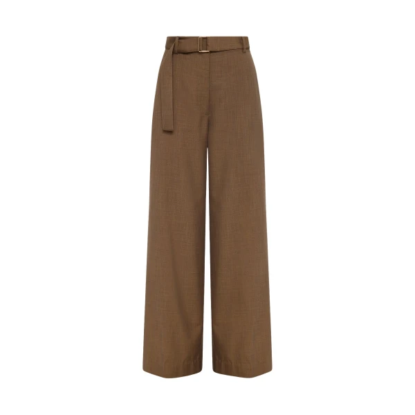 Shona Joy Brown Pants luxury Clothing from Coveti Marketplace