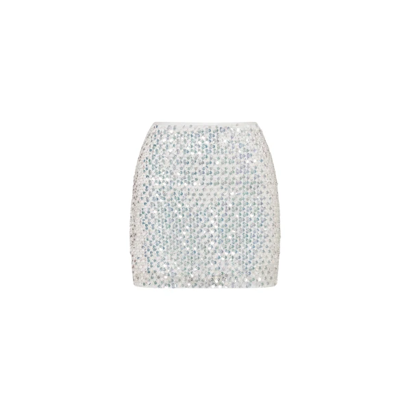 Shona Joy Silver Skirts luxury Clothing from Coveti Marketplace