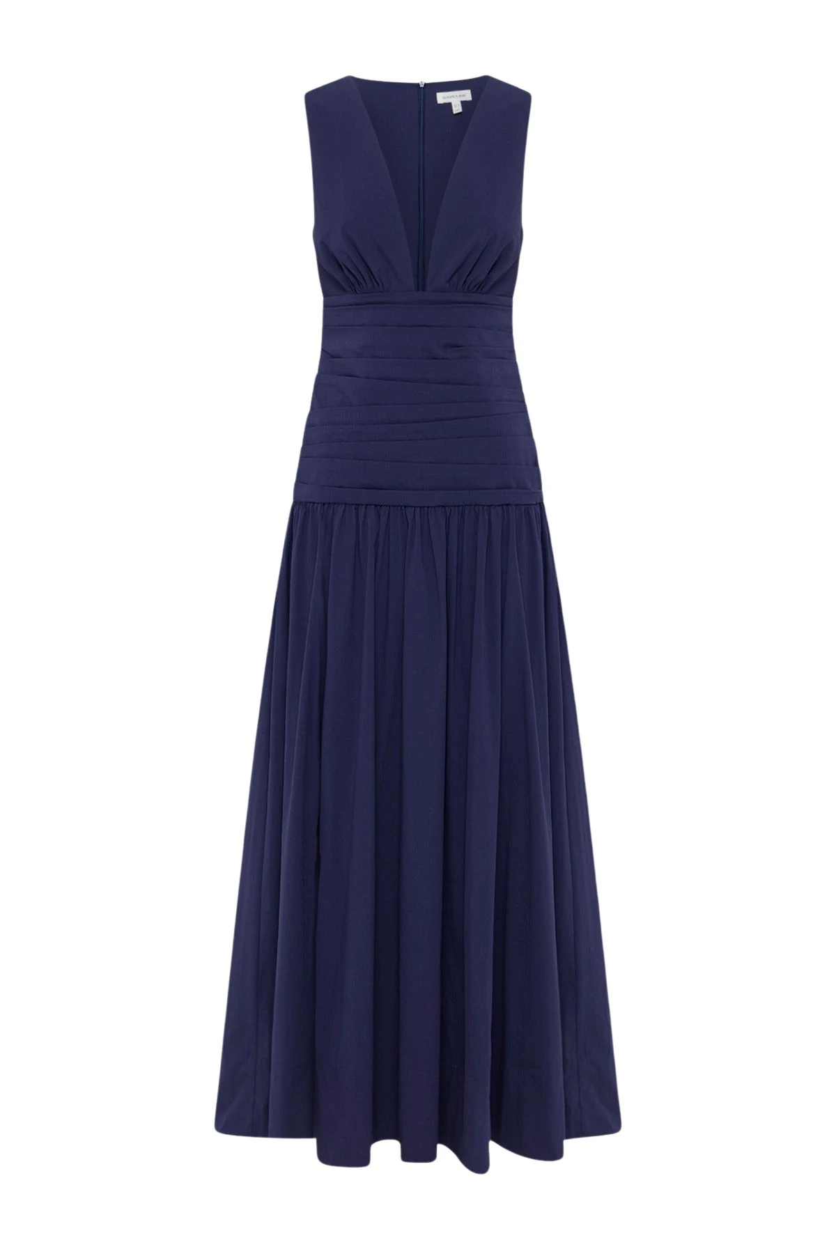Shona-Joy-Campbell-Plunged-Gathered-Maxi-Dress-2025-coveti77733_nobg Shona Joy Blue Dresses luxury Clothing from Coveti Marketplace