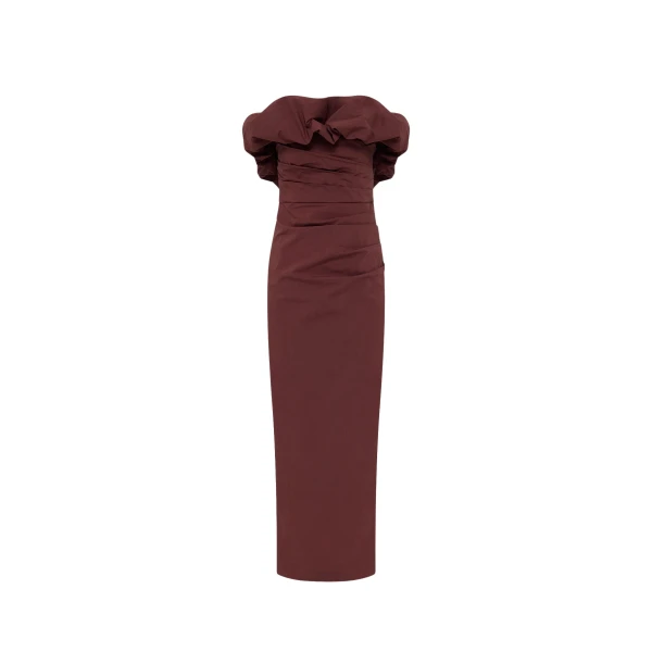 Shona Joy Brown Dresses luxury Clothing from Coveti Marketplace