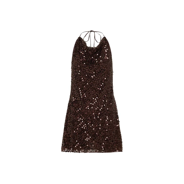 Shona Joy Brown Dresses luxury Clothing from Coveti Marketplace
