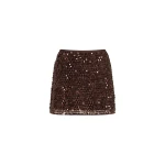 Shona Joy Brown Skirts luxury Clothing from Coveti Marketplace