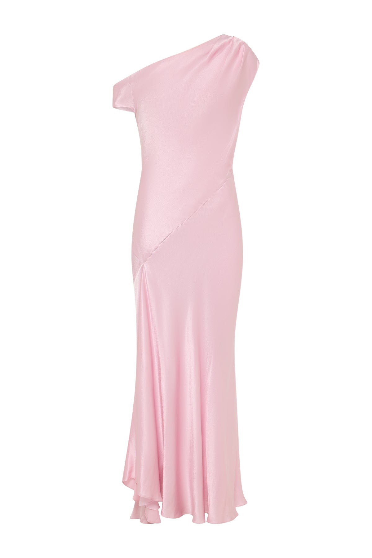 Shona Joy La Lune Asymmetrical Draped Maxi Dress