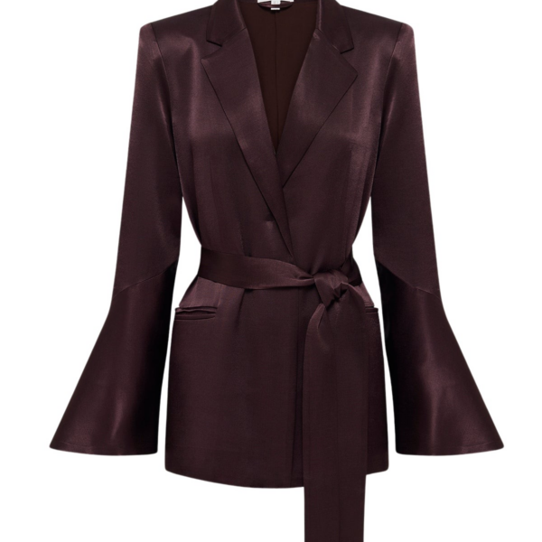 Shona Joy Brown Jackets luxury Clothing from Coveti Marketplace