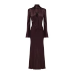 Shona Joy Brown Dresses luxury Clothing from Coveti Marketplace