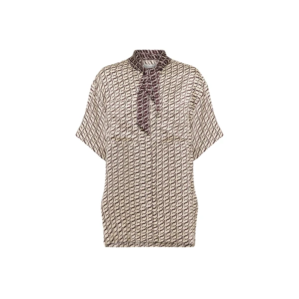 Shona Joy Brown Tops luxury Clothing from Coveti Marketplace