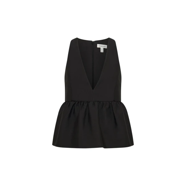 Shona Joy Black Tops luxury Clothing from Coveti Marketplace